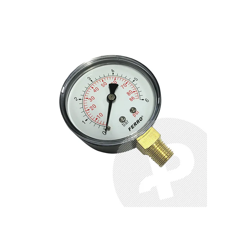 Manometr G 1/4" (spodní závit) 6 barů Vysoce Kvalitní