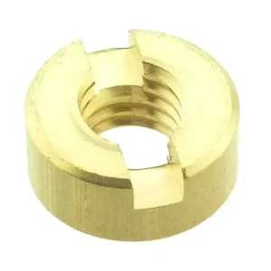 Levný Matice kruhová s drážkou DIN 546 mosaz M5