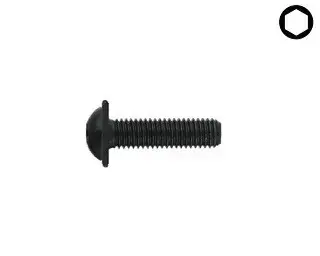 Časově Omezené Šroub ISO 7380-2 ocel 10.9 M6x12 BP Límec