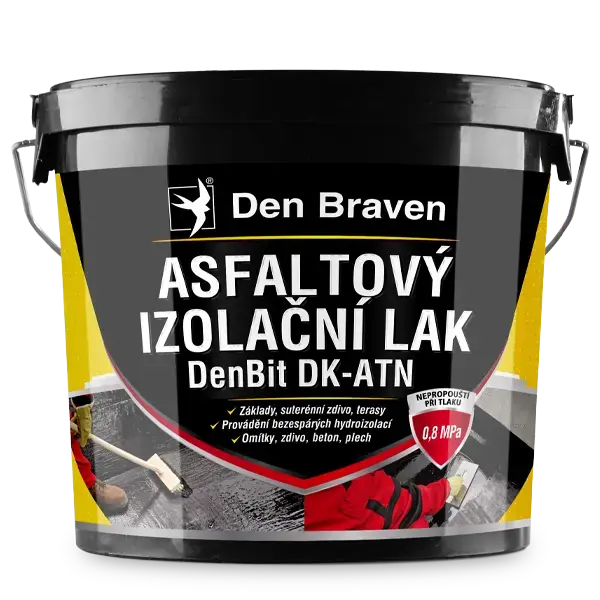 DenBit DK-ATN - Asfaltový izolační lak 4,5 kg kbelík černá Nejprodávanější