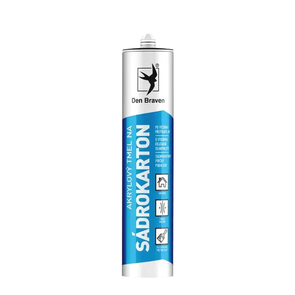 Akrylový tmel na sádrokartony 280 ml kartuše bílá Výprodej