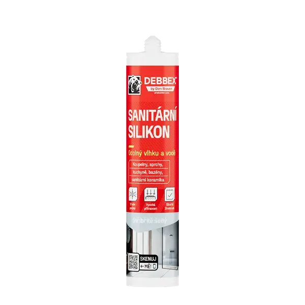 Sanitární silikon 280 ml kartuše stříbřitě šedá Ihned K Objednání