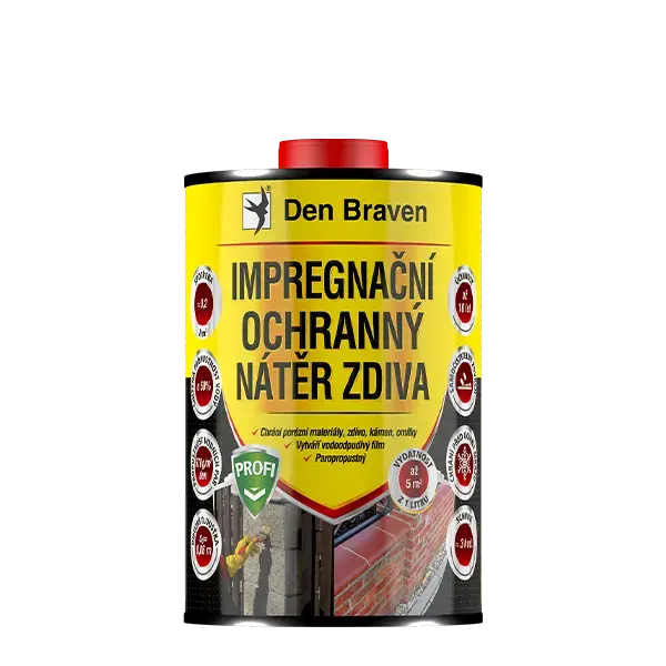 Omezená Nabídka Impregnační a ochranný nátěr zdiva PROFI 1 l plechová dóza transparentní