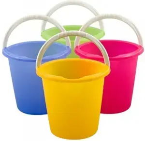 Spokar kbelík plastový s výlevkou, objem 10 l, různé barvy, 1 kus Sezónní Sleva