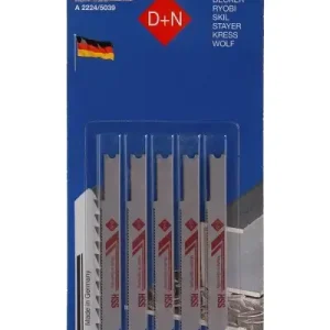 Novinka Plátky do přímočaré pily HSS B&D 50/1mm 5ks 11012