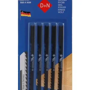 Super Cena Plátky do přímočaré pily HCS B&D 75/1.3mm 5ks 12440