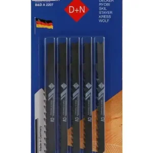 Tovární Cena Plátky do přímočaré pily HCS B&D 75/1.3mm 5ks 12340