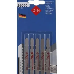 Plátky do přímočaré pily HSS 50/1mm 5ks 31007.01 Omezená Nabídka