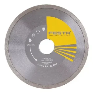 Kotouč diamantový FESTA plný 125x2x22.2mm Poslední Šance