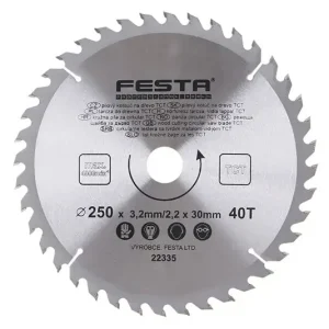 Kotouč pilový FESTA SK 250/3.2/30mm 40T Sleva