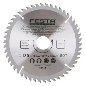 Kotouč pilový FESTA SK 180/3.2/30mm 50T Omezená Nabídka