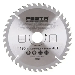 Nízká Cena Kotouč pilový FESTA SK 190/3.2/30mm 40T