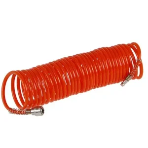 Značkový Hadice vzduchová spirálová s rychlospojkami 10m 8atm