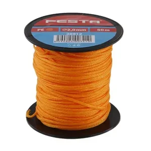 Provázek zednický FESTA 2mm 50m oranžový Výhodná Nabídka