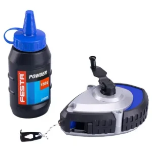 Jen Po Omezenou Doba Sada šňůra značkovací rychlonavíjecí FESTA (BRNKAČKA) ALU 30m + pudr 150g