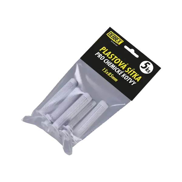Kup Teď Plastová sítka pro kotvení do dutých materiálů v blistru Ø 15 × 85 mm 5 ks