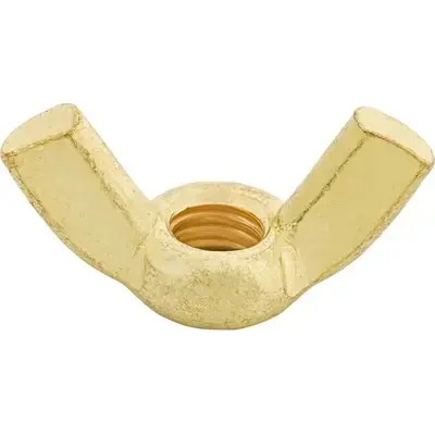 Garance Vrácení Peněz Matice křídlatá DIN 315 mosaz M8 am. forma