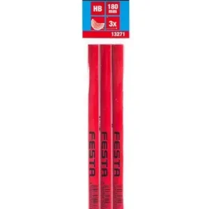 Bezpečná Platba Tužka tesařská FESTA 180mm HB sada 3ks