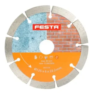 Akce Kotouč diamantový FESTA segment dvojitý 125x6x22.2mm