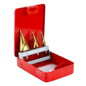 Sada stupňových vrtáků FESTA TiN 4-12/4-20/4-32mm Cenová Bomba