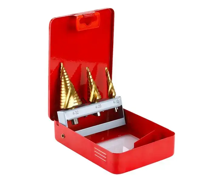 Sada stupňových vrtáků FESTA TiN 4-12/4-20/4-32mm Cenová Bomba
