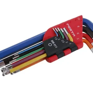 Top Prodej Sada L klíčů inbus 18500 FESTA CrV s kuličkou 1.5-10mm 9ks