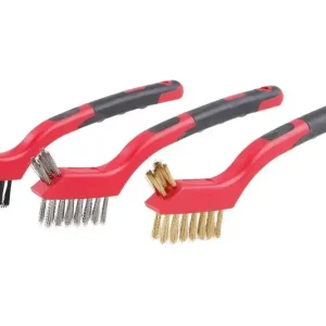 Expresní Doručení Sada ručních kartáčů FESTA nerez, nylon, mosaz 3ks 180mm plast