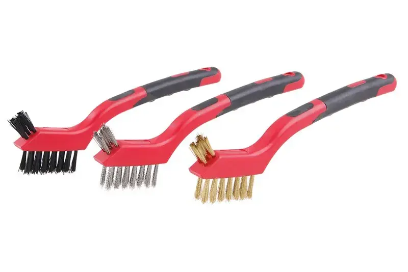 Expresní Doručení Sada ručních kartáčů FESTA nerez, nylon, mosaz 3ks 180mm plast