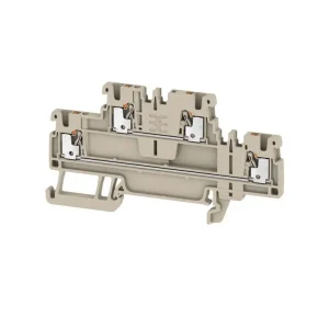Aktuální WEIDMÜLLER 2469370000 A2T 1.5 Řadová svorka bezšroubová, 2-patrová, 1.5 mm2, 500 V, 16 A, tm.béžová