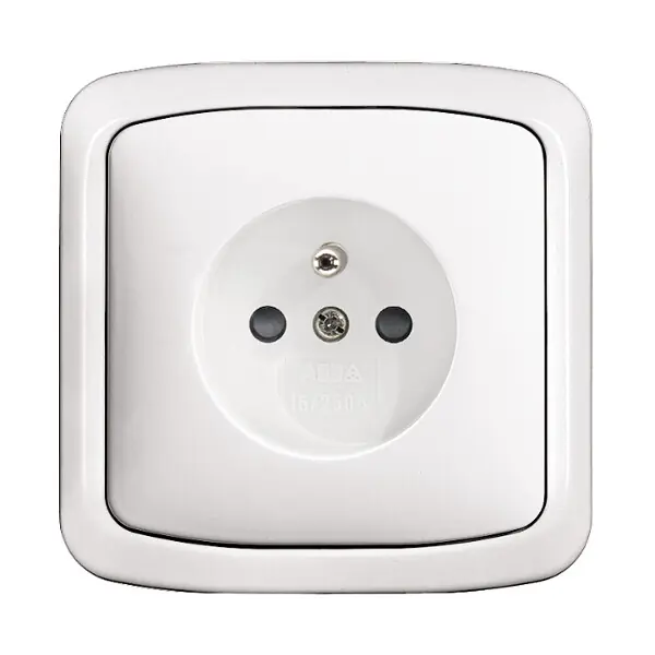 Akční Nabídka ABB 5518A-W2349 B BLISTR Zásuvka kompletní CZ1, 16A, 250 Vstř.