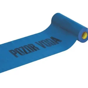 ANTICOR - Výstražná fólie 613 modrá 300x100x0,08 "POZOR VODA" *518 Nejlepší Cena