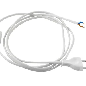 ELEMAN 1000265 Vypínač plastový + 2m flexi. kabelu LFM (2x0,75/120+80Z) - bílý, 1pól. Kup Teď