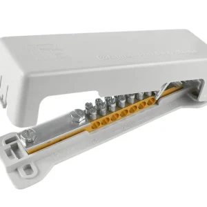 POLLMANN 2020301 Svorkovnice ekvipotenciální POT 25/16, krytá, 2-řadá, přip. 30x4mm,7x6-25mm Dokud Zásoby Vydrží