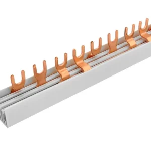 Bezpečná Platba HORA eTec 085431-9-4 Propojovací lišta G-4L-1000/16 C, vidlička, 4pól., 80A, rozteč 17,8mm