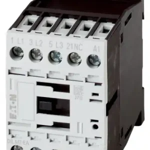EATON 190026 DILM7-10-EA(24VDC) Výkonový stykač 7A/3kW AC-3, 22A AC-1, 3pól + 1ZAP, Uc=24V/DC Novinka