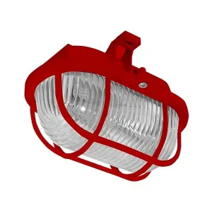 PANLUX SOP-60/RR OVAL 60 PLAST červený Doprava Zdarma