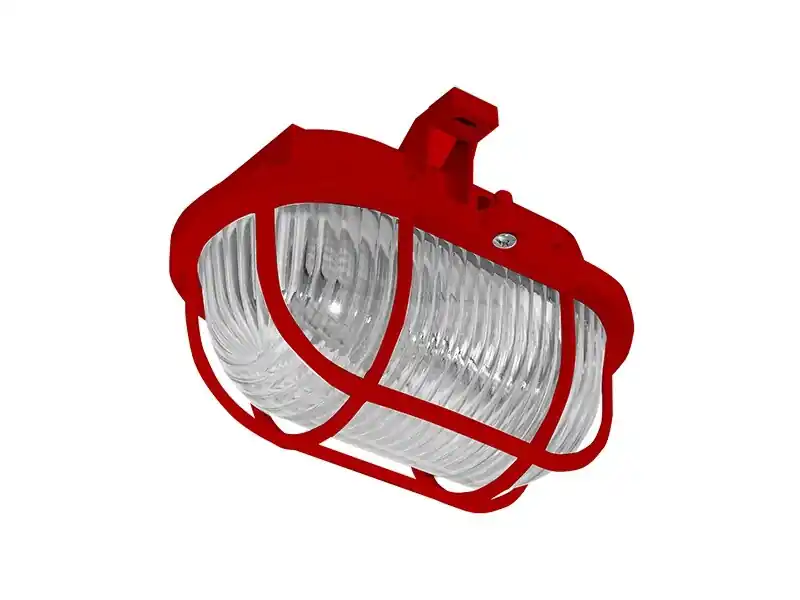 PANLUX SOP-60/RR OVAL 60 PLAST červený Doprava Zdarma