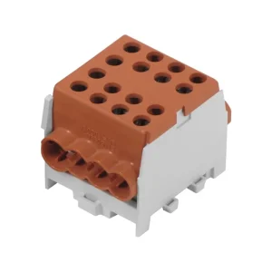 POLLMANN 2080186 Svorkovnice rozbočovací HLAK 35-1/6 M2 BR, 125A, 1pól., AL/CU, IP20, hnědá, na DIN Cenový Hit