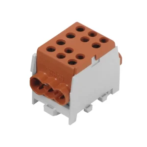 POLLMANN 2080181 Svorkovnice rozbočovací HLAK 35-1/4 M2 B, 125A, 1pól., AL/CU, IP20, hnědá, na DIN Must-Have