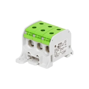 HORA eTec 087360-2-3 Svorka univerzální RKA 50 1/6 PE, 150A, 1pól. (6x vstup), AL/CU, zelená Speciální Cena