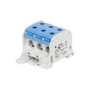 Luxusní HORA eTec 087360-1-3 Svorka univerzální RKA 50 1/6 N, 150A, 1pól. (6x vstup), AL/CU, modrá