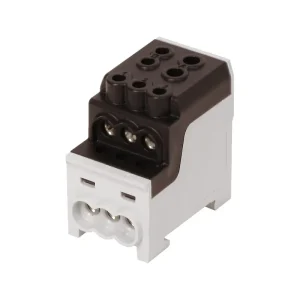 Objednat Nyní HORA eTec 080030-4-3 Blok pro rozdělení fází UVB 200 L S, 1pól., 200A, AL/CU, 1000V, černý, na DIN