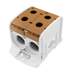 HORA eTec 087920-3-3 Svorka univerzální RKA 300 DLB, 520A, 1pól. (4x vstup), AL/CU, hnědá Doprava Zdarma