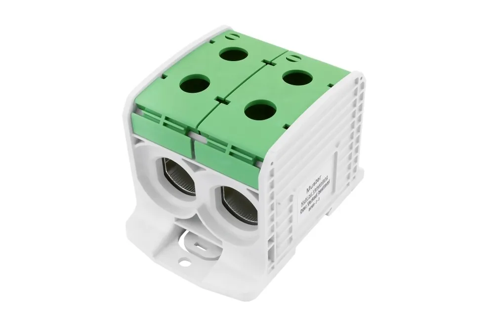 Výprodej HORA eTec 087920-2-3 Svorka univerzální RKA 300 DPE, 520A, 1pól. (4x vstup), AL/CU, zelená