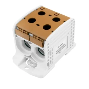 Profesionální HORA eTec 087820-3-3 Svorka univerzální RKA 185 DLB, 353A, 1pól. (4x vstup), AL/CU, hnědá