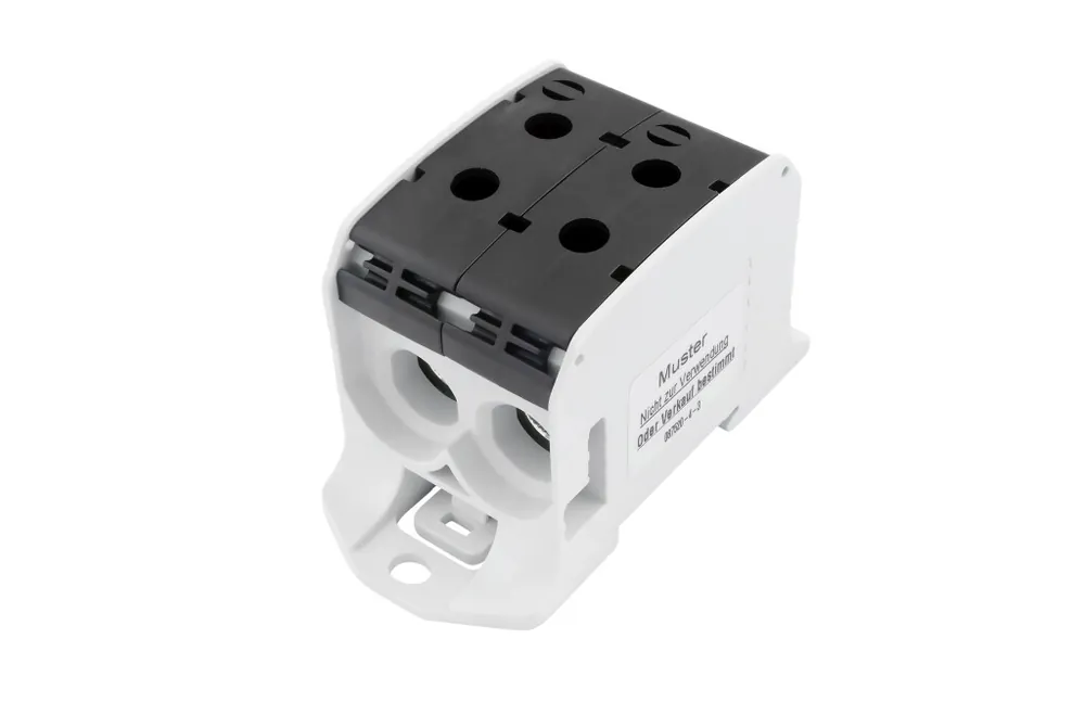 HORA eTec 087520-4-3 Svorka univerzální RKA 95 DLS, 232A, 1pól. (4x vstup), AL/CU, černá Speciální Cena