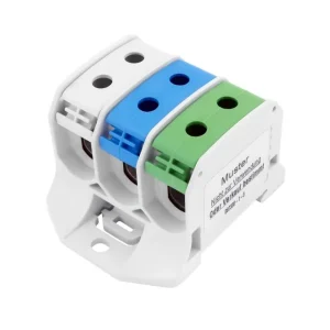 Hromadná Objednávka HORA eTec 087330-1-3 Svorka univerzální RKA 50 3P LG/N/PE, 150A, 3pól. (6x vstup), AL/CU