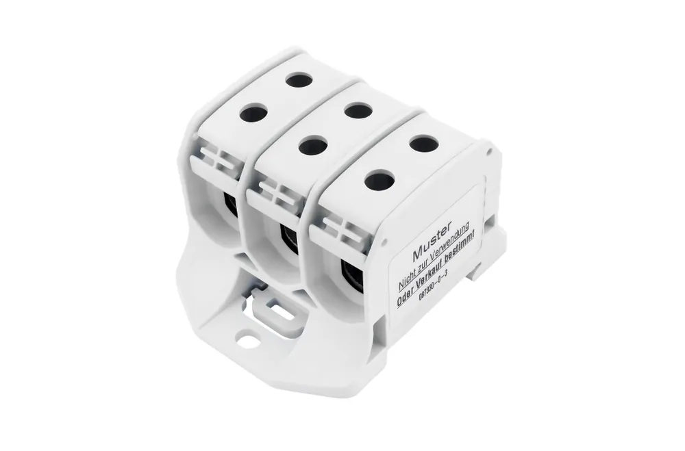 HORA eTec 087330-0-3 Svorka univerzální RKA 50 3P 3LG, 150A, 3pól. (6x vstup), AL/CU, šedá Bezpečná Platba