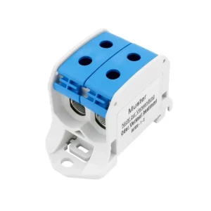 HORA eTec 087320-1-3 Svorka univerzální RKA 50 DN, 150A, 1pól. (4x vstup), AL/CU, modrá Cenově Výhodný