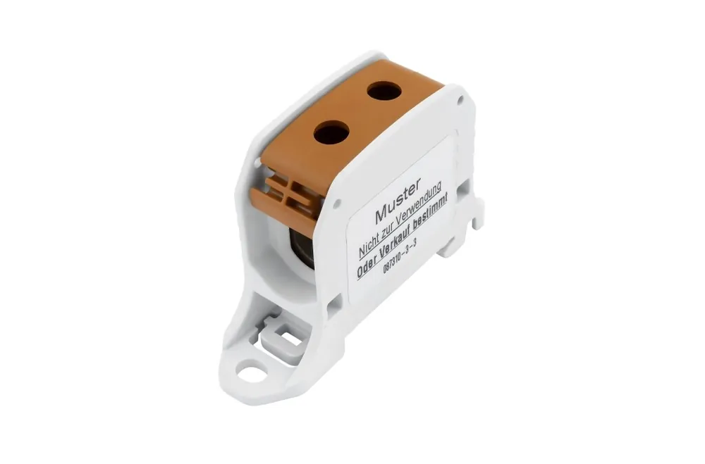 HORA eTec 087310-3-3 Svorka univerzální RKA 50 LB, 150A, 1pól., AL/CU, hnědá Akční Nabídka